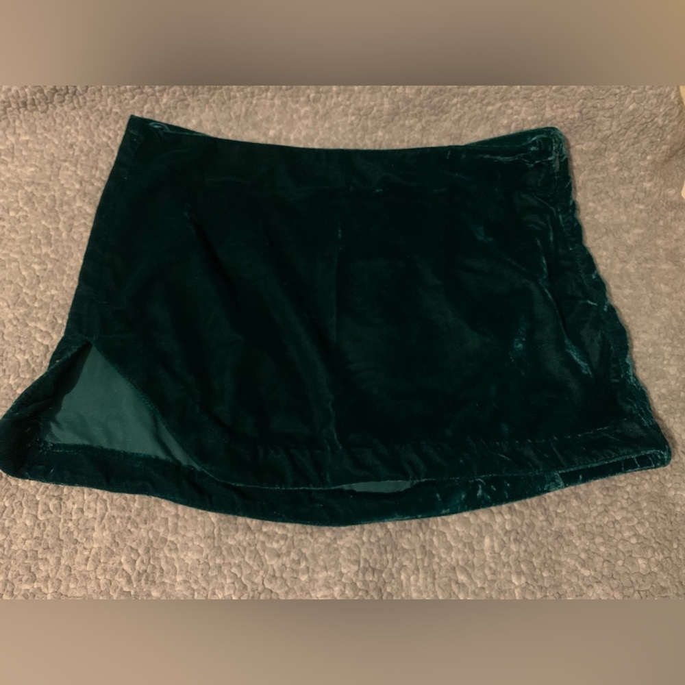 Free People Velvet Mini Skirt